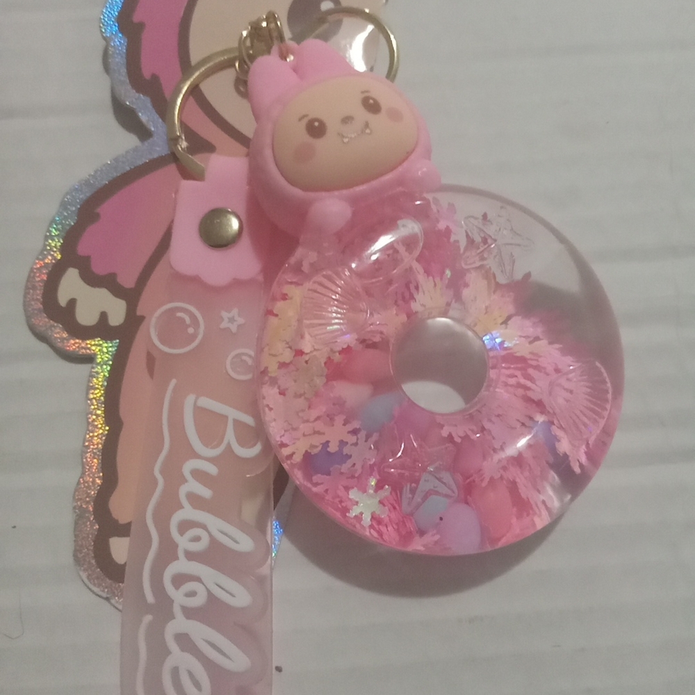 Cutester Pink Bubble Keychain for Kids